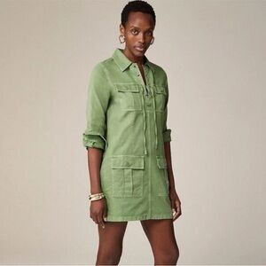 J. Crew Green Mini Dress